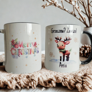 Kubek „Grzeczna? Zawsze!” z reniferem Klave