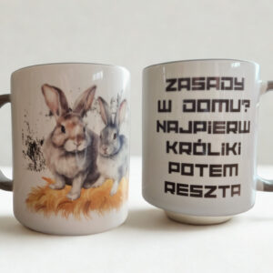 Kubek - „Zasady w domu? najpierw króliki, potem reszta” Klave