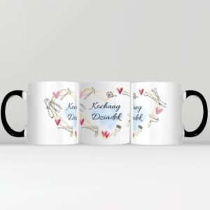 Kubek z czarnym uchem - Dzień Dziadka