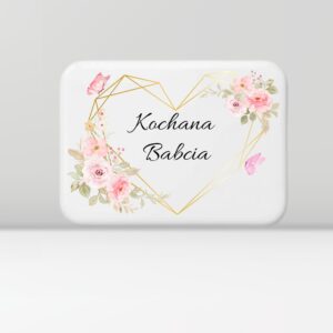 Magnes dla Babci 5 × 7 cm – Kochana Babcia (imię)